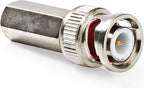 BNC-connector | Mannelijk | Voor 5,0mm-coaxkabels | 25 stuks | Metaal - afbeelding 12