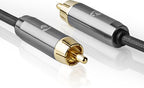 Nedis Digitale Audiokabel - RCA Male - RCA Male - Verguld - 2.00 m - Rond - Katoen - Antraciet / Gun Metal Grijs - Cover Window Box - afbeelding 3