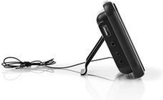 Nedis Wekkerradio - Digitale Wekker - AM / FM - Snoozefunctie - Slaaptimer - 2 Alarmen - Zwart - afbeelding 3