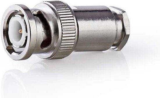 BNC-connector | Mannelijk | Voor 5,0mm-coaxkabels | 25 stuks | Metaal - afbeelding 5