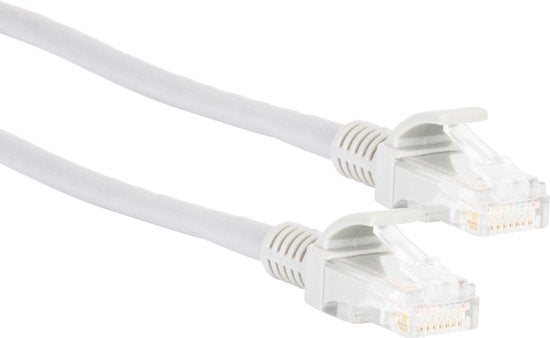 Nedis CAT5e-Kabel - U/UTP - RJ45 Male - RJ45 Male - 20.0 m - Rond - PVC - Wit - Label - afbeelding 4