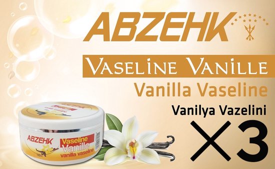 Abzehk Vaseline Vanille 100ml - 3 stuks - afbeelding 1