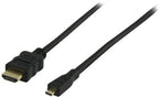 High Speed HDMIâ„¢-kabel met Ethernet | HDMIâ„¢-connector - HDMIâ„¢-micro-connector | 1,5 m | Zwart - afbeelding 9