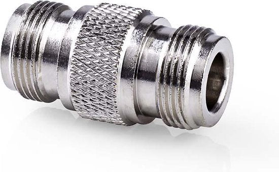 Nedis Satelliet- en Antenne-Adapter - N-Female - N-Female - Vernikkeld - 50 Ohm - Recht - Metaal - Zilver - 10 Stuks - Envelop - afbeelding 4