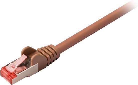 Nedis CAT6 Netwerkkabel - RJ45 Male - RJ45 Male - S/FTP - 30.0 m - Rond - LSZH - Bruin - Polybag - afbeelding 6