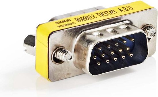 Nedis VGA-Adapter - VGA Male - VGA Male - Vernikkeld - Recht - Metaal - Metaal - Polybag - afbeelding 9