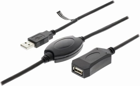 Nedis Actieve USB 2.0-Verlengkabel A F BK - afbeelding 12