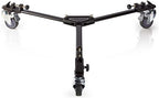 Nedis Statief-Dolly - Maximaal draagvermogen: 20.0 kg - Statief diameterbereik: 29.0 mm - Inclusief reistas - Pootvergrendelingen - Aluminium - Zwart - afbeelding 1