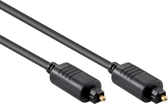 Nedis Optische Audiokabel - TosLink Male - TosLink Male - m - Rond - PVC - Zwart - afbeelding 7