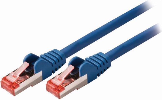 Nedis CAT6 Netwerkkabel - RJ45 Male - RJ45 Male - S/FTP - 10.0 m - Rond - LSZH - Blauw - Polybag - afbeelding 3