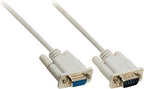 Seriële Kabel - D-SUB 9-Pins Male - D-SUB 9-Pins Female - Vernikkeld - 2.00 m - Rond - PVC - Ivoor - Envelop - afbeelding 6