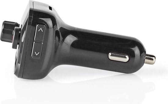 Nedis FM-Audiotransmitter voor Auto - Gefixeerd - Handsfree bellen - 1.0 " - LED-Scherm - Bluetooth - 5.0 V DC / 1.0 A / 5.0 V DC / 2.4 A - Bass boost - Google Assistant / Siri - Zwart - afbeelding 3