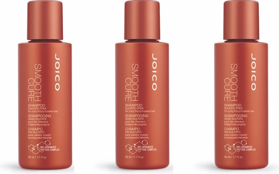 Joico Smooth Cure Sulfate-Free Shampoo 50ml x 3 - afbeelding 1