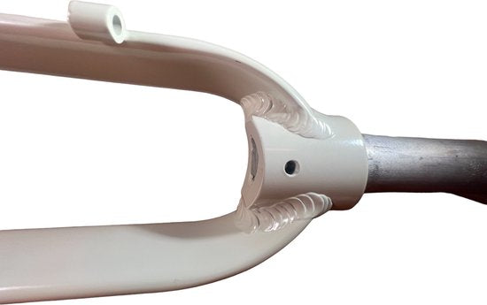 VanMoof Originele Voorvork 28 inch modellen, kleur Cremewit 1 1/8 inch Vorkbuis Doorsnede - afbeelding 3