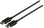 DisplayPort-Kabel - DisplayPort Male - DisplayPort Male - 4K@60Hz - Vernikkeld - 3.00 m - Rond - PVC - Zwart - Polybag - afbeelding 8