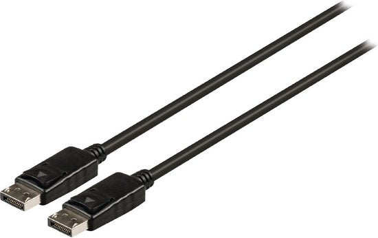 DisplayPort-Kabel - DisplayPort Male - DisplayPort Male - 4K@60Hz - Vernikkeld - 3.00 m - Rond - PVC - Zwart - Polybag - afbeelding 8
