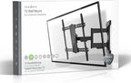Nedis TVWM6570BK Full-motion Tv-muurbeugel 37 - 90" Max. 70 Kg 6 Scharnierpunten - afbeelding 6
