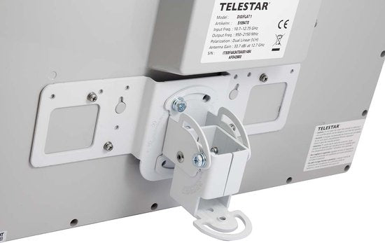 Telestar Digiflat 1 Flachantenne Satellietschotel Lichtgrijs - afbeelding 2