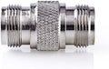 Nedis Satelliet- en Antenne-Adapter - N-Female - N-Female - Vernikkeld - 50 Ohm - Recht - Metaal - Zilver - 10 Stuks - Envelop - afbeelding 1