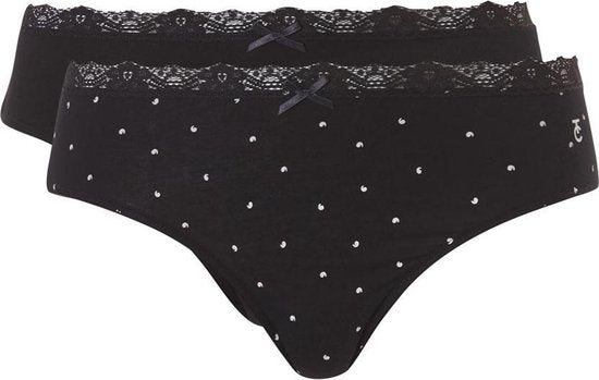 Ten Cate Midi slip - 2 Pack Noir - 30567-090 - 38-40 - afbeelding 1