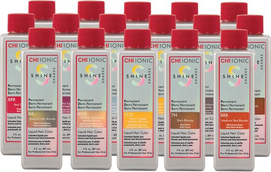Permanente Kleur Chi Ionic Shine Shades Farouk 4RR - afbeelding 1