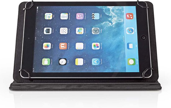 Nedis Tablet Folio Case - iPad 10.2" 2019 / iPad 10.2” 2020 - Ingebouwde potloodhouder - Auto-wake-functie - Grijs / Zwart - Polycarbonate / TPU - afbeelding 4