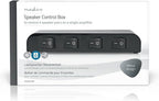Nedis Speaker Control Box - 4-Poorts poort(en) - Terminal Schroeven - Luidspreker Impedantie: 4-16 Ohm - Maximale Belasting per Kanaal: 200 W - Aluminium - Zwart - afbeelding 6