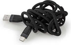 Nedis USB-Kabel - USB 2.0 - USB-A Male - USB-C Male - 15 W - 480 Mbps - Vernikkeld - 1.50 m - Rond - Silicone - Zwart - Doos - afbeelding 6