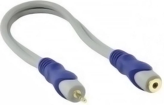 2.5 mm audio adapter 2.5 mm male - 3.5 mm female 1 pc grey - afbeelding 9