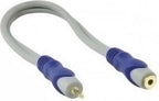 2.5 mm audio adapter 2.5 mm male - 3.5 mm female 1 pc grey - afbeelding 9