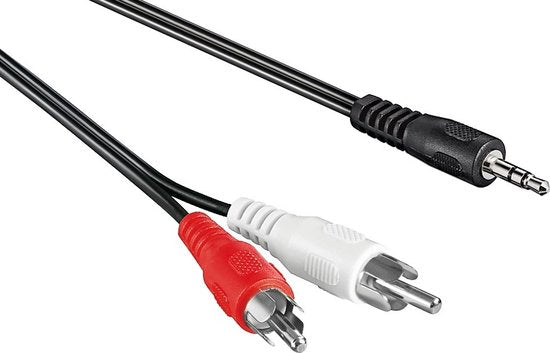 Nedis Stereo-Audiokabel - 3,5 Male - 2x RCA Male - Vernikkeld - m - Rond - Zwart - Label - afbeelding 28
