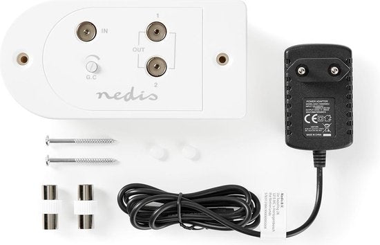Nedis CATV-Versterker | Versterking: dB | - MHz | Outputs: | Versterkingsregelaar | Wit - afbeelding 7