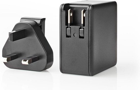 Nedis Oplader - 48 W - Snellaad functie - 2x 3.0 A - Outputs: 2 - USB-A / USB-C™ - Geen Kabel Inbegrepen - Automatische Voltage Selectie - afbeelding 10