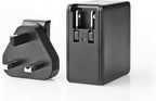 Nedis Oplader - 48 W - Snellaad functie - 2x 3.0 A - Outputs: 2 - USB-A / USB-C™ - Geen Kabel Inbegrepen - Automatische Voltage Selectie - afbeelding 10