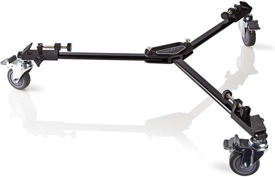 Nedis Statief-Dolly - Maximaal draagvermogen: 20.0 kg - Statief diameterbereik: 29.0 mm - Inclusief reistas - Pootvergrendelingen - Aluminium - Zwart - afbeelding 3