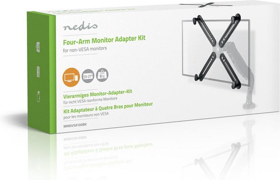 Nedis Adapter Montagekit - 13 " - 27 " - Maximaal gewicht: 8 kg - afbeelding 8