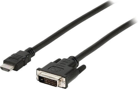 Nedis HDMI Kabel - HDMI Connector - DVI-D 24+1-Pins Male - 1080p - Vernikkeld - 5.00 m - Recht - PVC - Zwart - Envelop - afbeelding 8