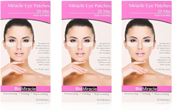 BioMiracle Mircale Eye Patches 10 patches x 3 - afbeelding 1