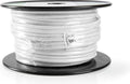Nedis IEC (Coax) CAT6 Combikabel op rol - RG59 - 75 Ohm - Dubbel Afgeschermd - ECA - 15.0 m - Rond - Wit - Rol - afbeelding 1