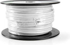 Nedis IEC (Coax) CAT6 Combikabel op rol - RG59 - 75 Ohm - Dubbel Afgeschermd - ECA - 15.0 m - Rond - Wit - Rol - afbeelding 1