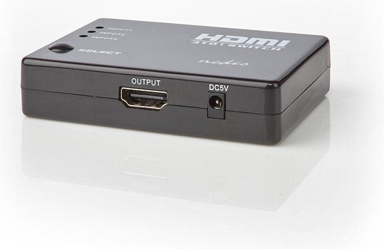 Nedis HDMI-Switch - 3 poort(en) - 3x HDMI Input - 1x HDMI Output - 1080p - 3.4 Gbps - ABS - Zwart - afbeelding 6
