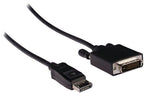 | DisplayPort Male | DVI-D 24+1-Pins Male | | | m | | | Zwart | - afbeelding 20