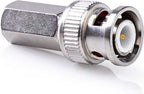 Nedis BNC-Kabelbeschermer - Recht - Male - Vernikkeld - 50 Ohm - Krimp - Diameter kabelinvoer: 7.0 mm - Staal - Zilver - 25 Stuks - Polybag - afbeelding 8