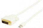 Nedis Mini DisplayPort-Kabel - DisplayPort 1.2 - Mini-DisplayPort Male - DVI-D 24+1-Pins Male - 21.6 Gbps - Vernikkeld - 2.00 m - Rond - PVC - Wit - Envelop - afbeelding 8