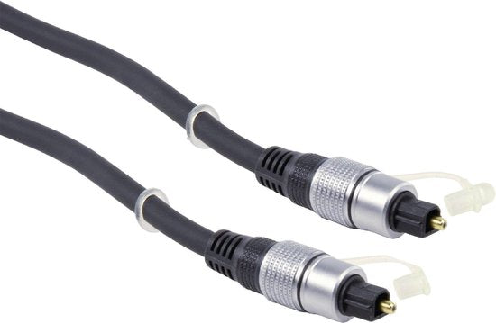Nedis Optische Audiokabel - TosLink Male - TosLink Male - m - Rond - PVC - Antraciet - Doos - afbeelding 22