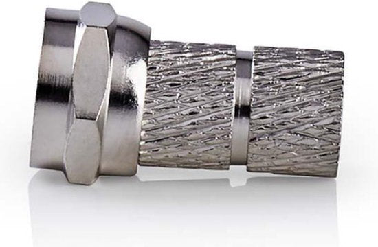 F-connector | Mannelijk | Voor 6,8mm-coaxkabels | 25 stuks | Metaal - afbeelding 42