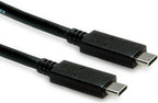 Nedis USB-Kabel - USB 3.2 Gen 2 - USB-C Male - USB-C Male - 100 W - 8K@30Hz - 10 Gbps - Vernikkeld - 1.00 m - Rond - PVC - Zwart - Envelop - afbeelding 5