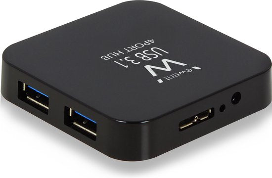 EWENT - Ewent EW1134 USB HUB USB 3.1 4x (up to 5 Gbps) incl power adapter - EW1134 - afbeelding 4