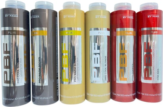 PBF By Fama Warm Blond Color Refreshing Hair Mask 500 ml - afbeelding 2