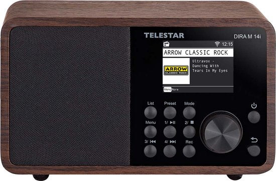 Nedis DIRA M 14i multifunctionele radio hout - afbeelding 2